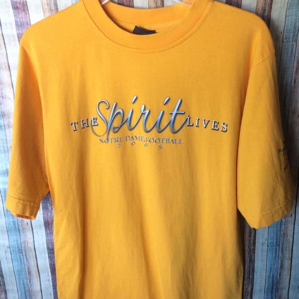 Pro Edge Notre Dame football tee B11